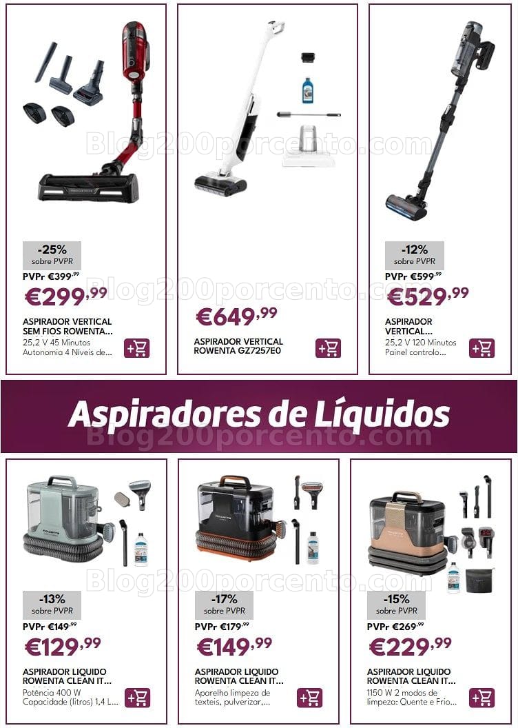 Antevisão Folheto RADIO POPULAR Especial Aspiração Promoções até 31 julho